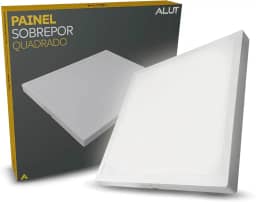 Painel Led Plafon 18w/25w/36w ou 50w 6500k Branco Frio 110v/220v Bivolt Embutir/Sobrepor Branco Alut By Avant (Sobrepor, 25w)