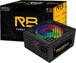 Fonte P/PC RGB BRX 650W 80 Plus Bivolt Automatica ATX Gamer