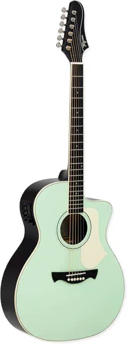 VIOLÃO GRAND AUDITORIUM CUTAWAY EQ AÇO T/SPRUCE B/S AGATHIS LATIN AMERICA RIO NEGRO SGS TAGIMA