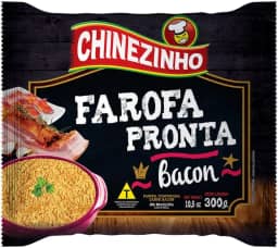 Chinezinho Farofa Pronta Bacon 250 Gramas