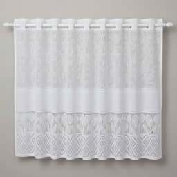 Cortina de Pia Renda Tulipa Branca – 0,80x1,50m