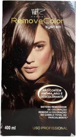 Kit Removedor De Coloração Para Cabelos Coloridos, Com Tinta, Coloração, Luzes e Mechas WF 400ml