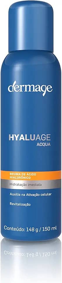 Hyaluage Acqua, Bruma Facial Dermatológica, Ácido Hialurônico de Alto Peso Molecular, Pele Hidratada e Radiante, Fórmula Hipoalergênica, 150ml