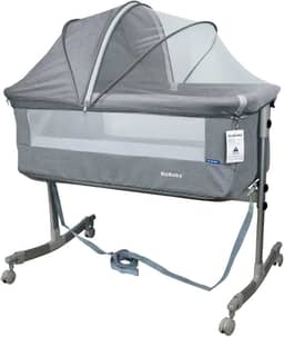 Berço Moisés Co-bed Cinza Com Mosquiteiro KaBaby