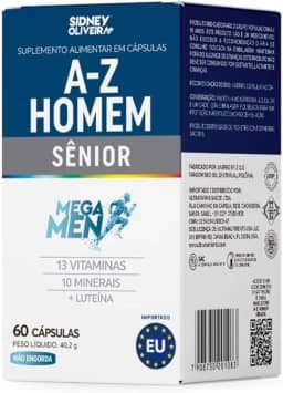 AZ Multivitamínico Homem 50+ Sidney Oliveira 60 Capsúlas