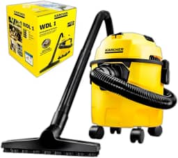 Aspirador de Pó e Água Kärcher WDL 1 1500W ORIGINAL – Limpeza Rápida e Prática, Pó e Água com o Mesmo Equipamento 110v