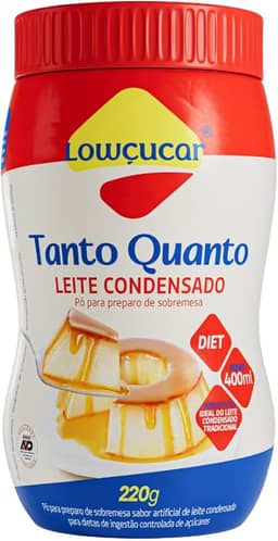 Leite Condensado Lowçucar 220g: Sabor tão irresistível quanto a versão tradicional, mas com menos açúcar para uma opção mais saudável