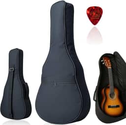 Capa Preta para Cavaquinho e Ukulele Concert Acolchoada Impermeável Profissional Resistente Espuma Reforçada Bolsa Bag Luxo com Alça Mochila Proteção Instrumento Musical