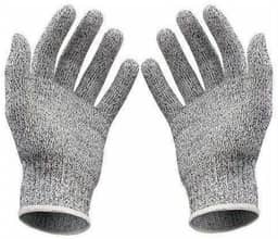 Luva Anticorte Profissional em HPPE e Fibra de Vidro – Ambidestro, Reutilizável, Confortável e Resistente para Cozinha, Oficina, Churrasco, Jardinagem e mais