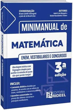 MINIMANUAL DE MATEMÁTICA - ENEM, VESTIBULARES E CONCURSOS