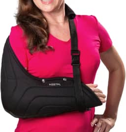 Kestal Tipoia Velpeau Estofada Imobilizadora americana Preto, Bilateral, M