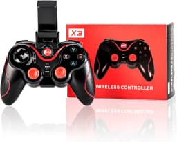 X3 Controlador de jogos Sem fio, USB Controle de Joystick Bluetooth sem fio, Gamepad sem fio para Windows PC/PS3/PS4/Switch/Android Phones/iOS/Tables/TV Boxes/Inteligentes TVs/VR