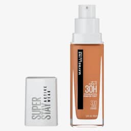 Maybelline NY Base Alta Cobertura Super Stay Active Wear Resistente ao Suor Alta Duração até 30h na Pele, Cor 330 Toffee, 30ml