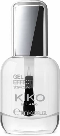 KIKO MILANO, New Gel Effect Top Coat, Esmalte Finalizador de Unhas com Efeito Gel, Incolor