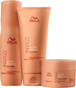 Kit Wella Professionals Invigo Nutri-Enrich - Shampoo 250ml + Condicionador 200ml + Máscara 150ml