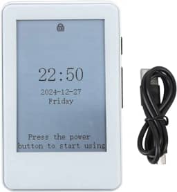 Leitor de e-book, leitor de livros elétrico com tela de tinta de 2,7 polegadas, leitor de livros com tela sensível ao toque, reprodutor de MP3 Bluetooth, leitor eletrônico compacto