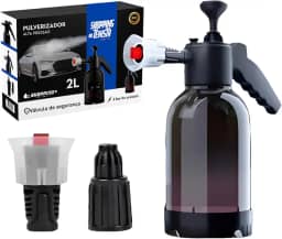 Pulverizador de Espuma Manual Automotivo 2L, Alta Pressão, Snow Foam para Lavagem de Carros e Motos