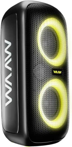 WAAW by ALOK Caixa de Som INFINITE 100 Bluetooth, Tipo Torre, Até 14h de Autonomia, 4 Alto-Falantes, TWS, 100W RMS
