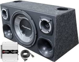 Caixa Som Automotivo Trio Sub Pioneer + Taramps Tl1500