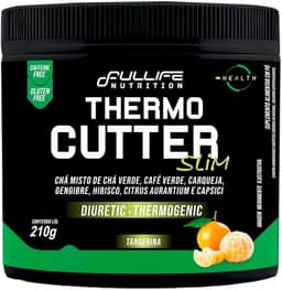 Fullife Nutrition, Thermo Cutter Slim, Diuretic, Thermogenic, Sabor Tangerina, Pote, 210 gramas • 30 Doses