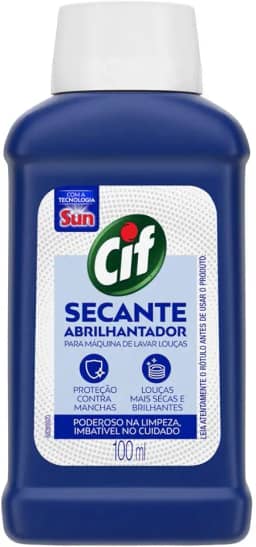 Cif Secante Abrilhantador Para Máquina De Lavar Louças 100Ml