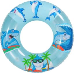 Boia Inflável Infantil Tubarão 3D Surfista Praia e Piscina PVC Reforçado Modelos 70cm e 80cm Luma Festas
