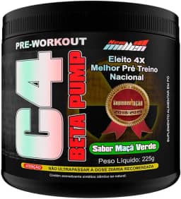 New Millen C4 Beta Pump Extreme Pre-Workout - 225G Maçã Verde -