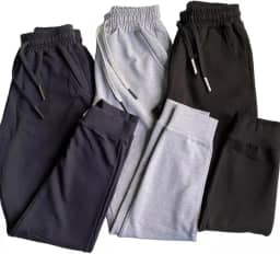 Calça Moletom Jogger Masculino, Moletom Premium Felpado, 2 Bolsos, Punho Canelado, Casual