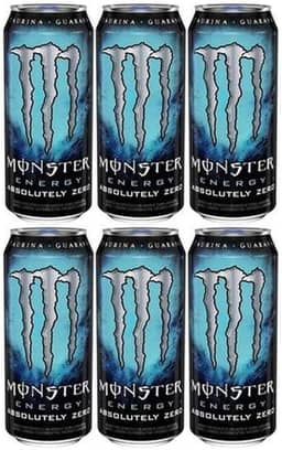 Pack de Monster Absolutely Zero LT 473ml - Unidade 6 unidades