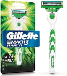 Gillette Aparelho De Barbear Mach3 Sensitive + 1 Carga