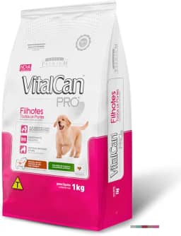Ração VitalCan 1kg Super Premium Para Cães Filhotes Todos Os Portes