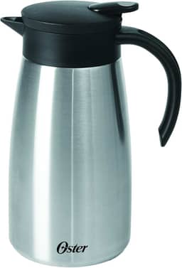 OSTER GARRAFA TÉRMICA EM AÇO INOX 1000ML CASSELBECK– CORPO E CÁPSULA EM AÇO INOXIDÁVEL E TAMPA COM ALÇA EM BAQUELITE