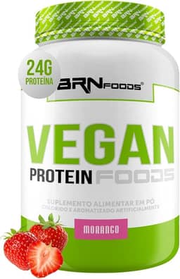 Vegan Protein Morango 2kg - BRN Foods