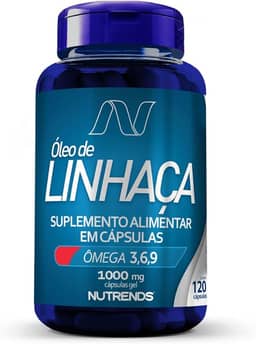 Nutrends Óleo De Linhaça 1000Mg 120 Cápsulas