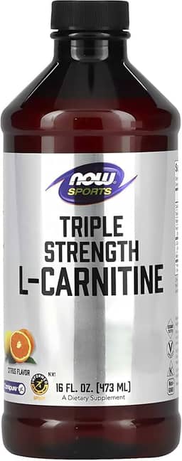 NOW Foods L-Carnitina Líquida 473 ml Importado
