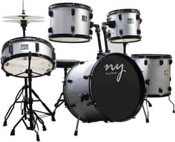 Bateria Acústica 2T-ELS NY F1rst - Prata