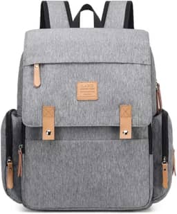 Bolsa Maternity Land modelo LUXURY Premium Cinza Versão Atualizada