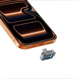 Nano SSD de 512 GB com trava de impressão digital, armazenamento de disco rígido SSD externo para Steam Deck, PS5, bastão de selfie, Android, iPad, iPhone 17/16/15, MacBook, viagens e backup