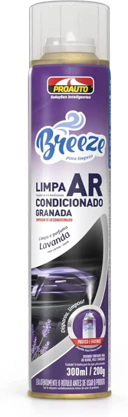 BREEZE Limpa Ar Condicionado Breeze Fragrância Lavanda 300 ml