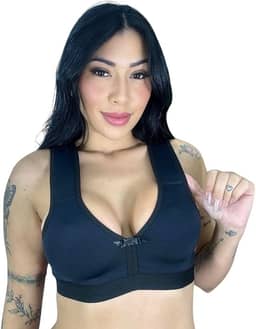 Sutiã Plus Size com Alças Acolchoadas de Espuma Super Reforçado Sustentação M ao 54 Cléo