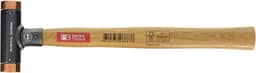 PB Swiss Tools PB-306-24CU Martelo Deadblow de face macia sem recuo de cobre e nogueira - Feito na Suíça
