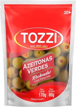 Tozzi Azeitona Verde Recheada Sachet Pouch 80g