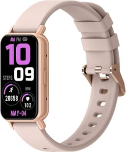 PEJE Band 1,1.45" TFT Tela, Smartwatchs,IP68 à Prova d‘Água,Relogio Smartwatch Feminino,100+ Modos Esportivos, Notificações Inteligentes, Assistente de Voz, Compatível com iOS/Android（Rosa）