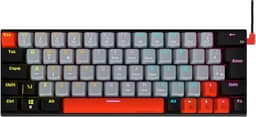 TECLADO GAMER MECANICO PCYES KUROMORI 60% - SWITCH RED - LED RAINBOW - PTKM60RD