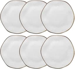 Oxford Conjunto de 6 Pratos Rasos 27,5cm Ryo Maresia