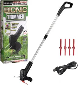 Cortador de grama elétrico sem fio portátil leve máquina cortar trimer recarregável via USB ervas