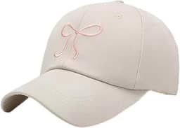 Boné de beisebol com laço ajustável, chapéu de sol de praia de baixo perfil, chapéu de golfe de algodão liso não construído para mulheres, essencial para viagens