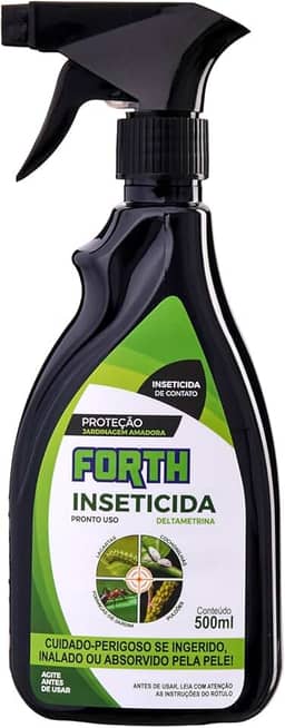 Forth Inseticida Pronto Uso, Protetor de Plantas, Ação Rápida, Deltametrina, 500ml