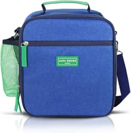 Lancheira Térmica Escola Marmita Junior (Azul)