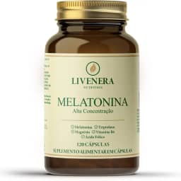 Melatonina + Triptofano + Vitaminas 120 Cápsulas - Livenera Nutrition